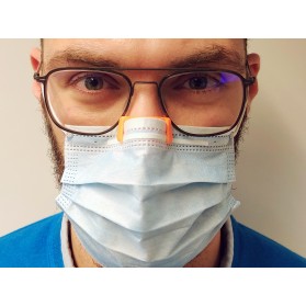 STEFTI système antibuée pour porteurs de lunettes à fixer aux masques