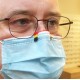 STEFTI Euro 2021 Belgique antibuée pour porteurs de lunettes à fixer aux masques