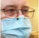 STEFTI Euro 2021 Belgique antibuée pour porteurs de lunettes à fixer aux masques