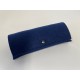 Etui bleu souple fabriqué à partir de bouteille en PET recyclée