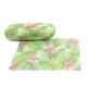 Etui rigide  flamand rose + microfibre